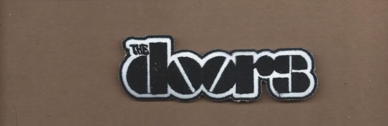 NEW 1 3/8 X 4 1/4 INCH THE DOORS IRON ON PATCH FREE SHIPPING