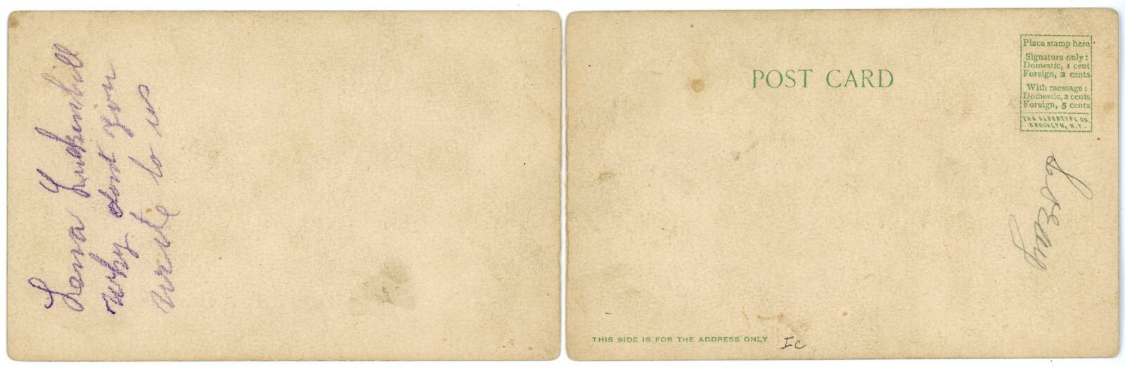 Postcard - Guthrie, Oklahoma Panoramic Double View , Split in Center - C. 1907