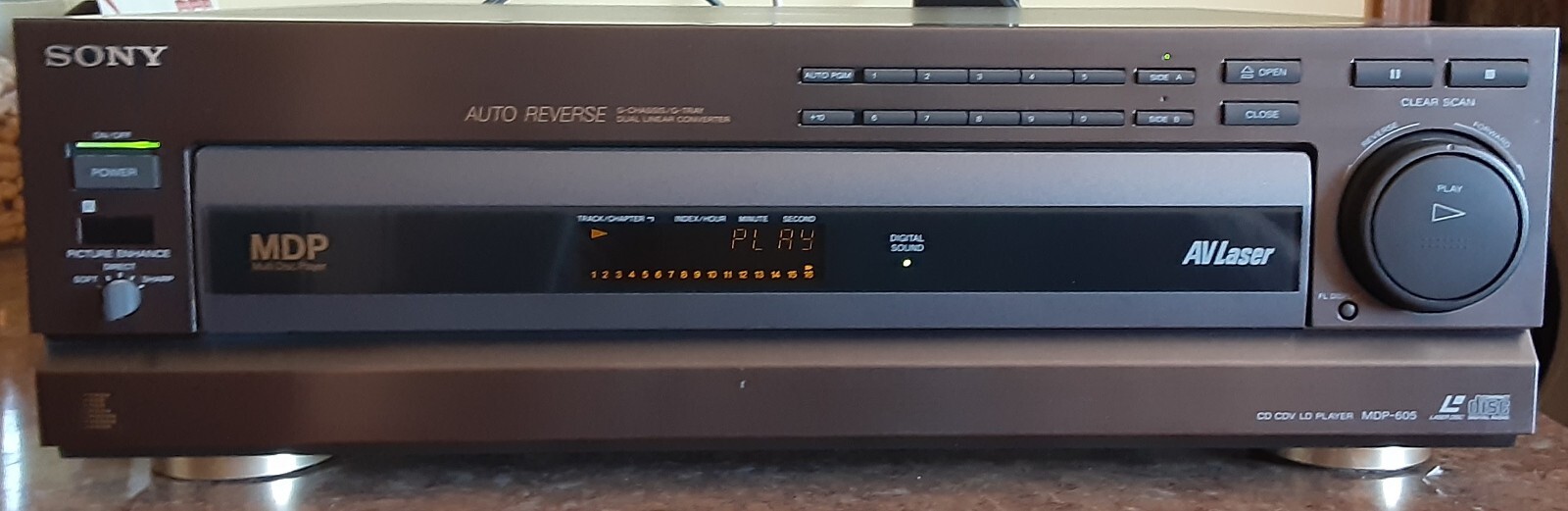 u*6様 SONY MDP-605 CD CDV LD PLAYER u*6様 SONY MDP-605 CD CDV LD PLAYER Sony MDP-605 Laserdisc