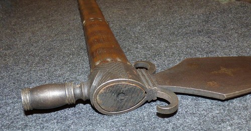 Original Shoshone Indian Pipe Axe Tomahawk Forged Head Ash Haft Date to 1860