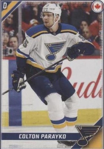 2019-20 Topps NHL Stickers - Colton Parayko #421