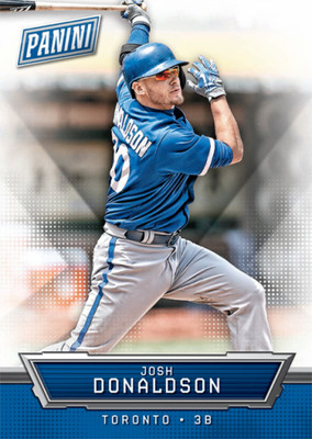 JOSH DONALDSON #2 BLUE JAYS  Panini 2016 National Convention (Silver packs card)