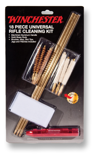 Winchester® 21 Piece Universal Pistol Cleaning Kit, with So