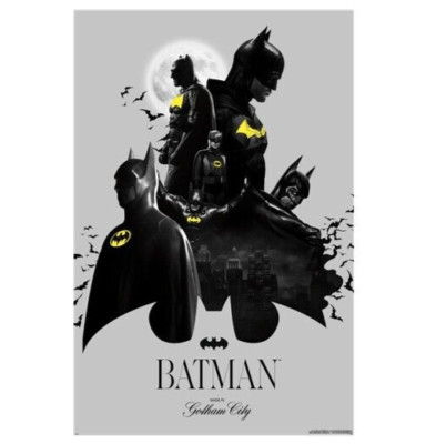 DC Comics Batman: 85th Anniversary - Batman Collage 22.375'' x 34'' NEW!