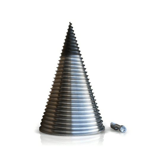 Cone Auger Attachment - 8" Diameter - Suits 2" Hex Shaft