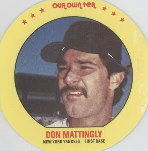 1987 Our Own Tea Discs - Don Mattingly #6