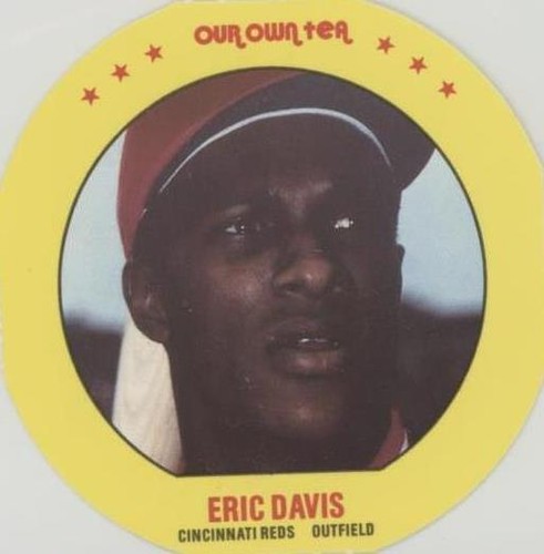 1987 Our Own Tea Discs - Eric Davis #7