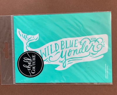 Wild Blue Yonder Chalk Couture 5x7 Transfer size A | NIP, RETIRED Stencil, Whale