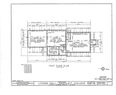 Shurtleff College,Loomis Hall,Alton,Madison County,IL,Illinois,HABS,3