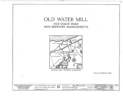 Stony Brook Mill,Old Coach Road,Brewster,Barnstable County,Massachusetts,MA,3