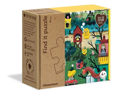 Puzzle 60 elementów. Znajdź to. Jesień