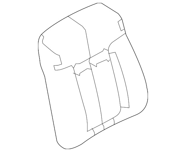 Genuine Ford Seat Back Cover DL3Z-1564416-SB
