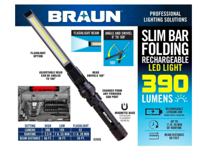 Braun Rechargeable Led Work Lights Rechargeableledworklights