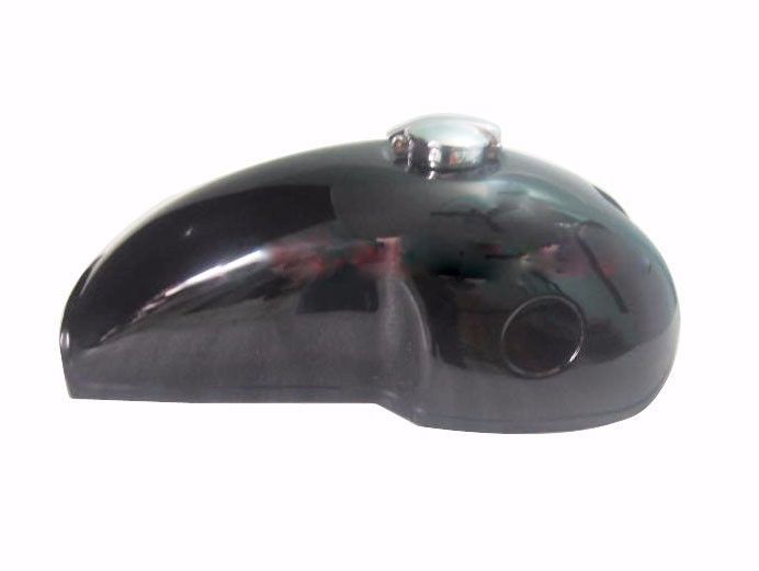 Benelli Mojave Caferacer CB XS SR Yamaha Honda Black Painted Alluminum Tank  