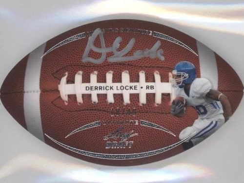 2011 Leaf Ultimate Draft Derrick Locke #FB-DL1