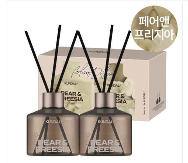 Kundal Signature Perfume Diffuser 2 Set Pear & Freesia 200ml x 2 Home Fragrance
