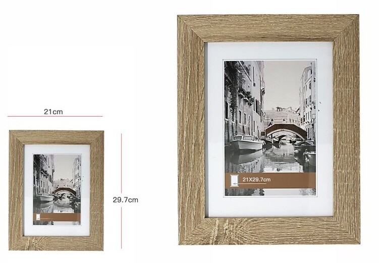 Cornice Per Foto Fotografie Quadri Tele Dimensioni 21x29,7cm Legno 63178 dfh