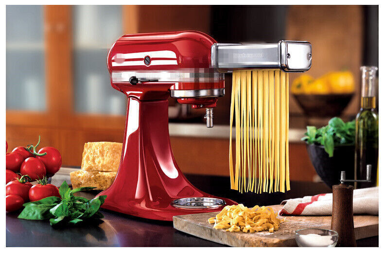 3 IN 1 Pasta Roller Attachment - Pasta Roller Fettuccine/Spaghetti Cutter