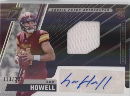 2022 Panini Zenith Sam Howell #205