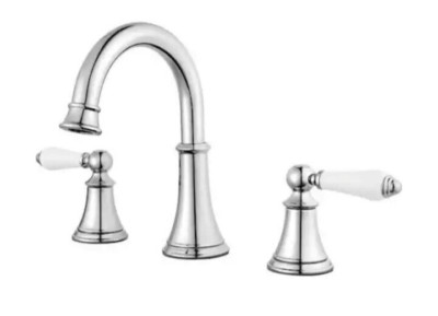 Pfister Courant 2-Handle 8'' Widespread Chrome Bathroom Faucet-LF-049-COPC