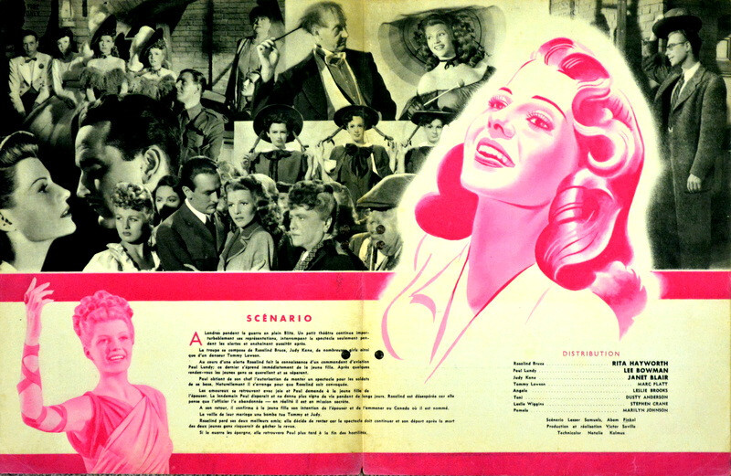 Rita Hayworth Cette Nuit Et Toujours Victor Saville 1945 Manuel 4p