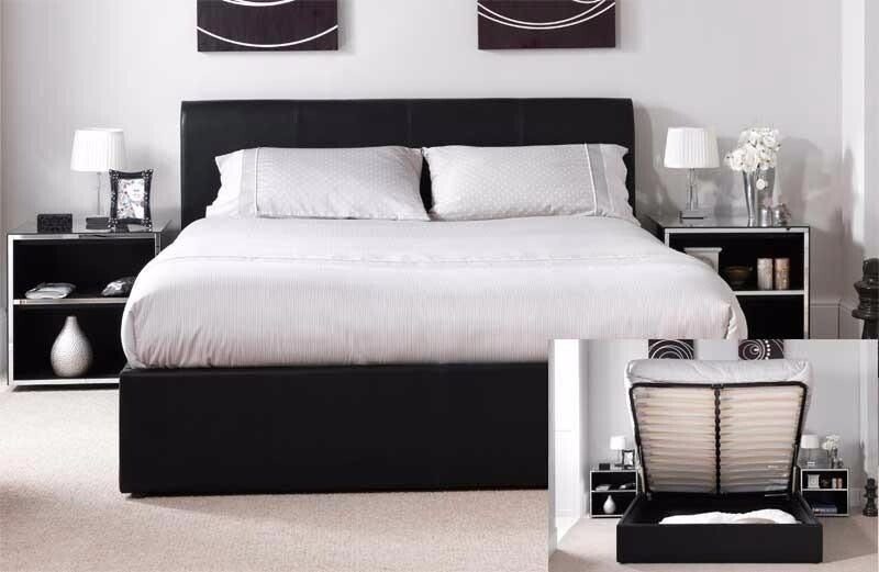 💥SAME DAY DELIVERY💥Brand New Double & King Gas Lift Storage Ottoman