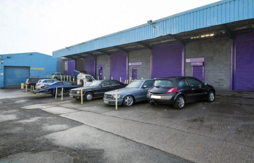 Light industrial units, offices and storage facilities for