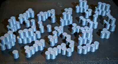 Bulk 32mm Oil Barrels for Table Top Gaming