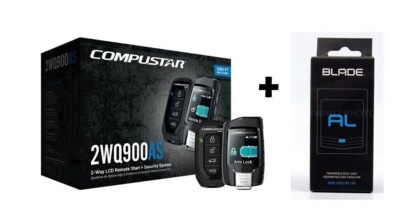 Compustar CS2WQ900AS Car Remote Start and Alarm LCD Remote w/ BLADE-AL Bypass