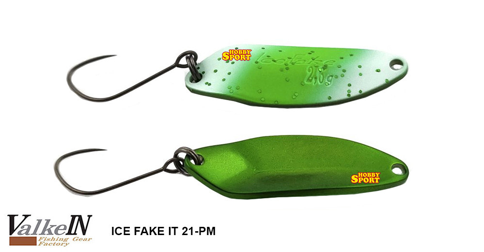 VALKEIN SPOON ICE FAKE 2,6 GR  ITALIAN COLOR IT21PM  JAPAN TROUT AREA SPIN