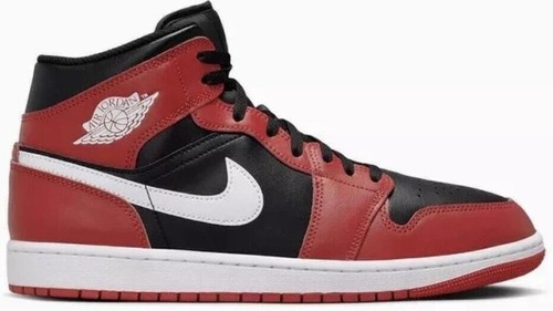 Nike Air Jordan 1 Mid 554724-060 Sneaker Black/ Particle Nike Air Jordan 1 Mid 554724-060 Sneaker Black/ Particle