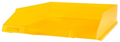 5 Ablagekörbe Briefkorb Briefablage / Farbe: transluzent orange