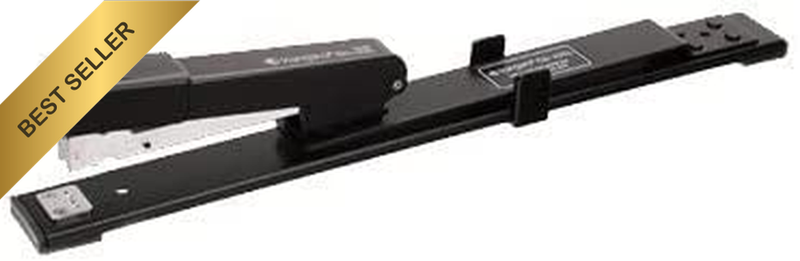 New A4 A3 Long Arm Personal Office Stapler 25 Sheets Cap (1000 Staples Included)