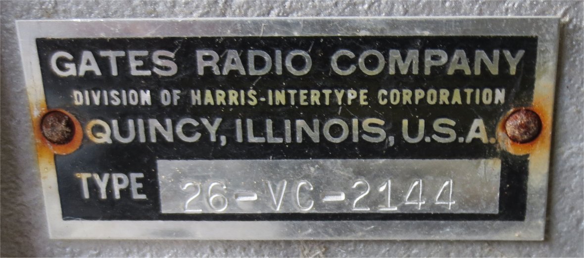 Roller Inductor, 26uh @ 20 amps (Gates/Harris 26VC2144)