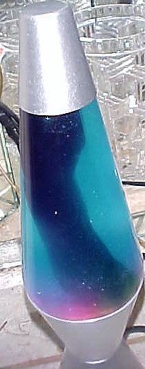 Lava Lite Lamp Aquamarine Blue 14