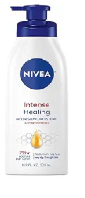 NIVEA Intense Healing Body Lotion 72 Hr Moisture for Dry to Very Dry Skin 16.9oz