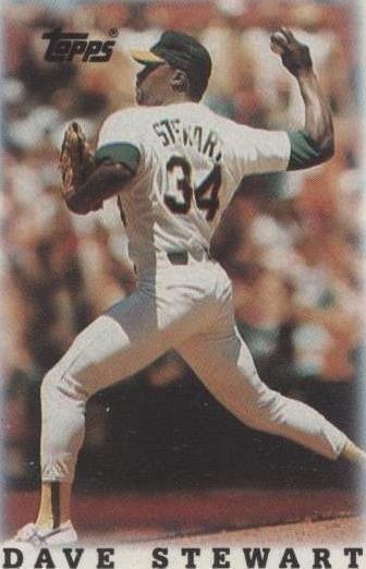 Minis Topps League Leaders 1988 - Dave Stewart #32