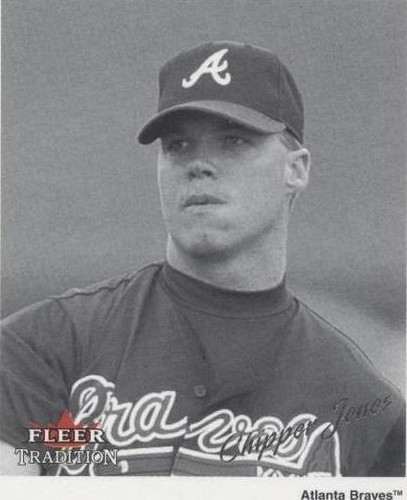 2003 Fleer Tradition - Chipper Jones #10 B/W G