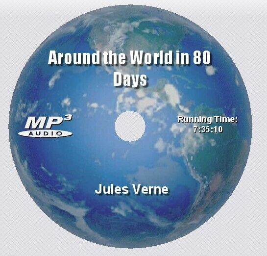 Around The World In 80 Days, Jules Verne Audiobook Mp3 Cd