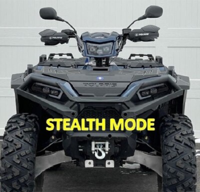 Polaris Sportsman ''Stealth Mode'' switch kit for factory LED headlights halo 570