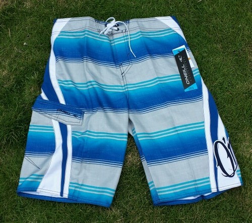 O'Neill Kids Grinder Boardshort (Big Kids Ages 15+) - Blue - Free Shipping!