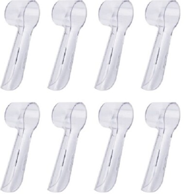 Toothbrush Replacement Head Sanitary Cover Caps For Oral-B Electric 4, 8 PCS-NEW