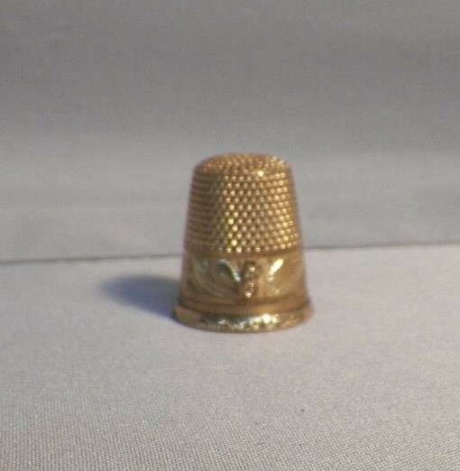 Antique Vintage 14k Gold Sewing Thimble Size 8 (4.45grams)