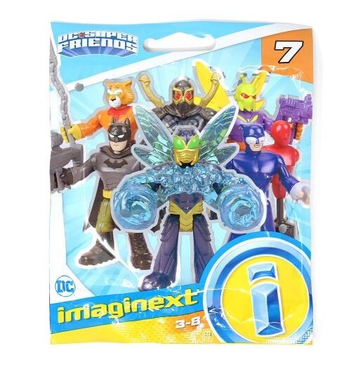 Мини-фигурка Imaginext DC Super Friends Series 7 в сумке для штор НОВАЯ В НАЛИЧИИ