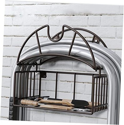 Hose reel Garden Hose holder with Tool Storage Basket, Heavy Duty Metal Water