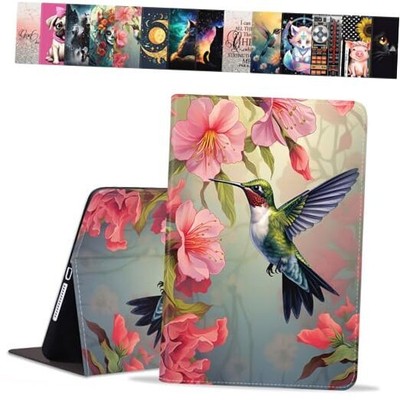 Case for Samsung Galaxy Tab A7 Lite 8.7 Inch 2021 Model (SM Hummingbird Flowers
