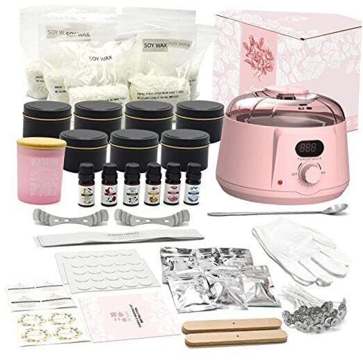  Candle Making Kit For Beginner With Wax Melter, Full Set Of Diy Candle Making 