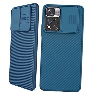 for Xiaomi redmi Note 11 Pro Plus Case, Nillkin Slim case Protective Cover Blue