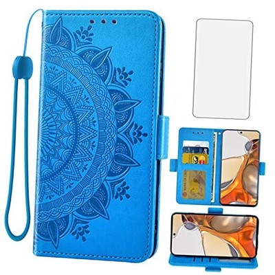 Asuwish Compatible with Xiaomi Mi for Mi 11T (5G) / Mi 11T Pro (5G) Blue