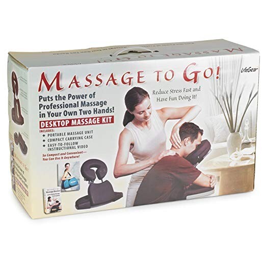 Lifegear Massage To Go Blue Desktop Kit Portable Massage Table With Carrycase By Lifegear In Llandaff Cardiff Gumtree